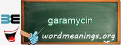 WordMeaning blackboard for garamycin